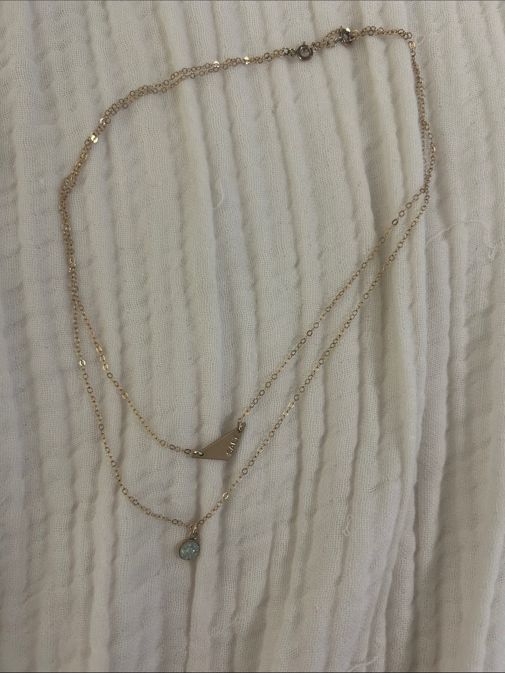 Salt and light necklace set